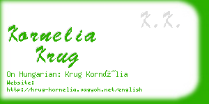 kornelia krug business card